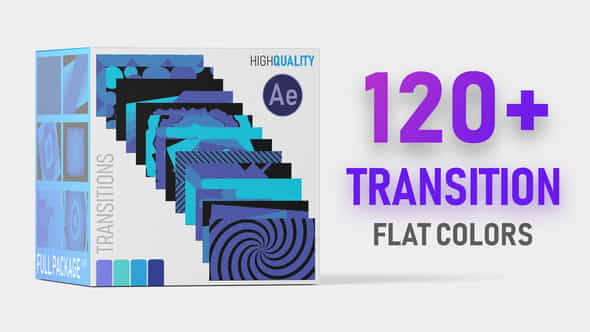 Flat Color Transition - VideoHive 38775508
