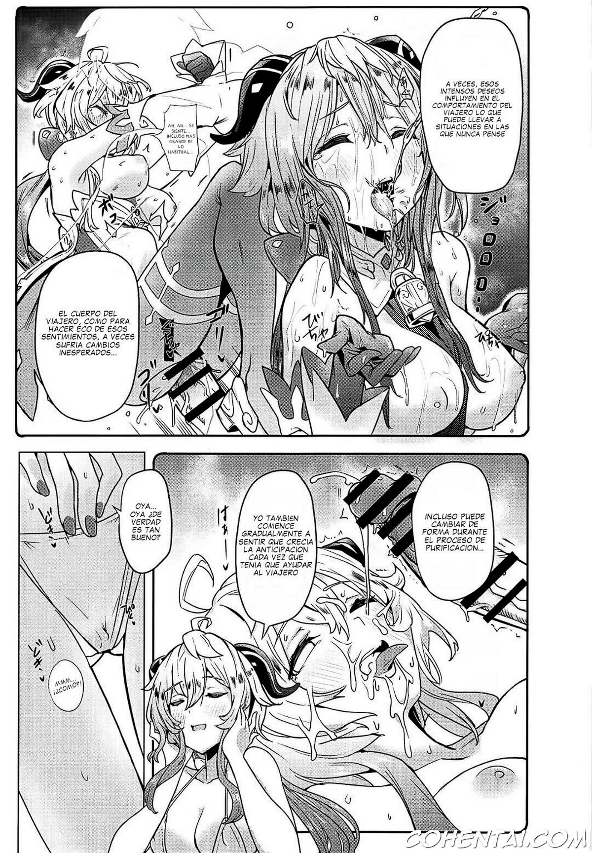 Ganyu Zangyouchuu 2 (Genshin Impact) xxx comics manga porno doujin hentai español sexo 