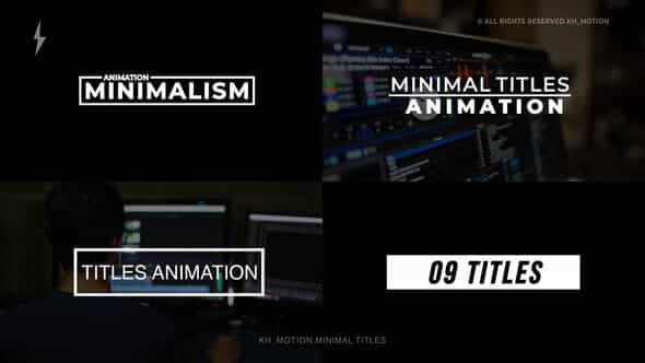 Minimal Titles Mogrt - VideoHive 49841646