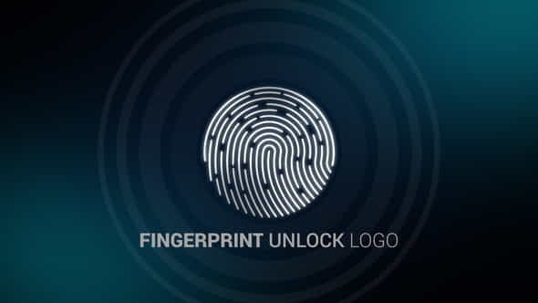 Fingerprint Unlock Logo - VideoHive 30957729