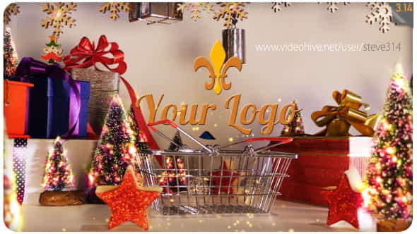 Christmas Shopping Logo - VideoHive 18596345