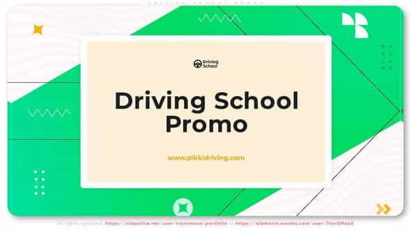 Driving School Promo - VideoHive 33601874