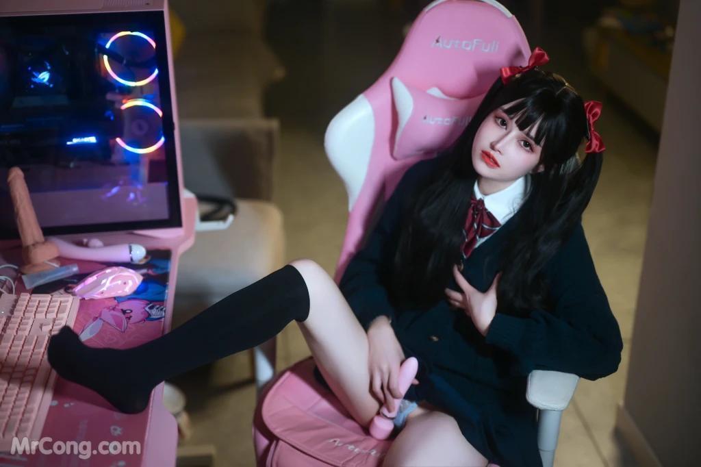 Coser@鹿八岁: JK少女的悸动 (120 photos )(57)