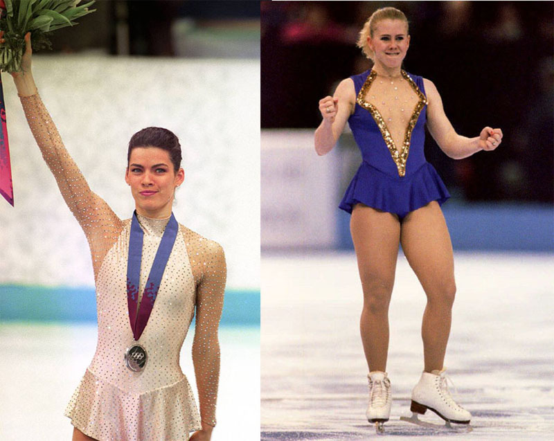 Две соперницы Нэнси Керриган(Nancy Kerrigan) и Тоня Хардингс(Tonya Harding)...