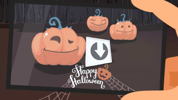 Funny Pumpkins. Halloween Slideshow. - VideoHive 24880135