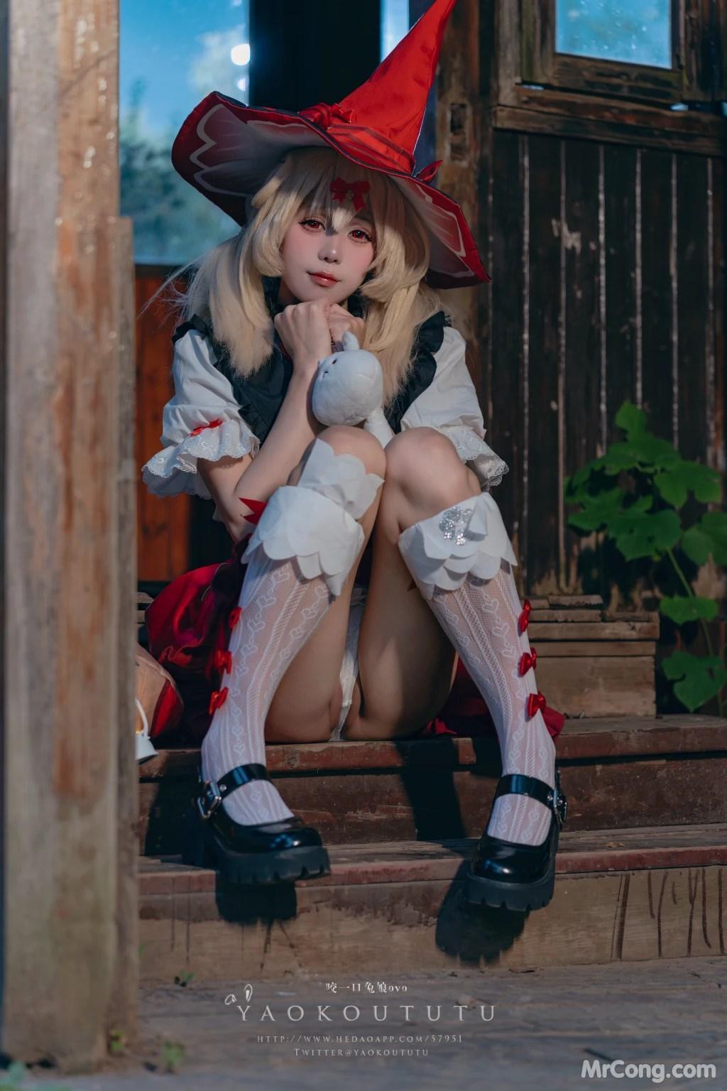 Coser@黏黏团子兔: 琪花星烛·可莉 可莉炸鱼舞 (66 photos )(19)