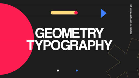 Geometry Typography - VideoHive 38596173