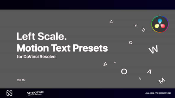 Left Scale Motion - VideoHive 47490845