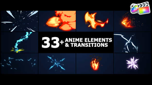 Anime Elements And - VideoHive 38401875