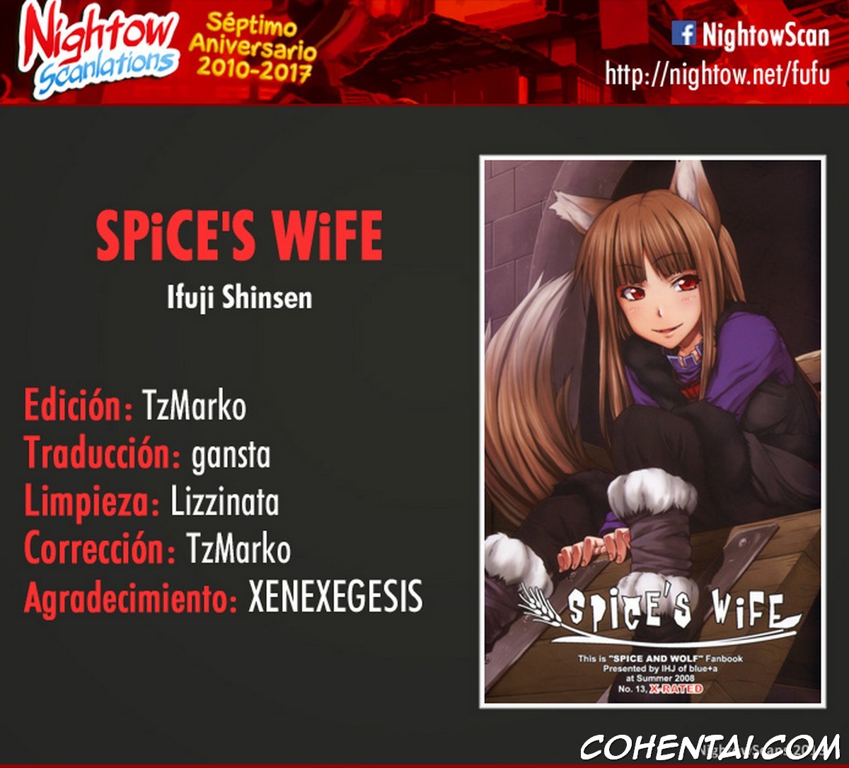 SPiCE’S WiFE (Ookami to Koushinryou) xxx comics manga porno doujin hentai español sexo 