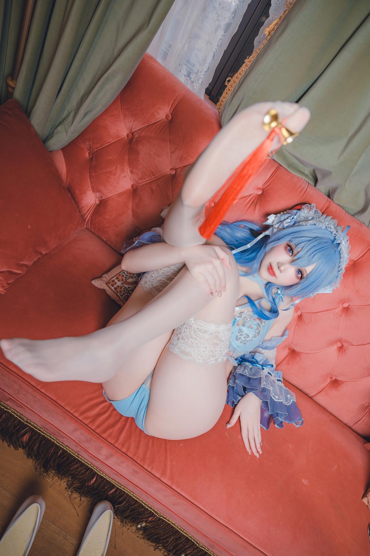 Cosplay 雪晴Astra 原神 甘雨内衣(31)