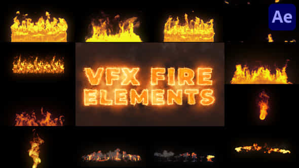 VFX Fire Elements - VideoHive 47981997