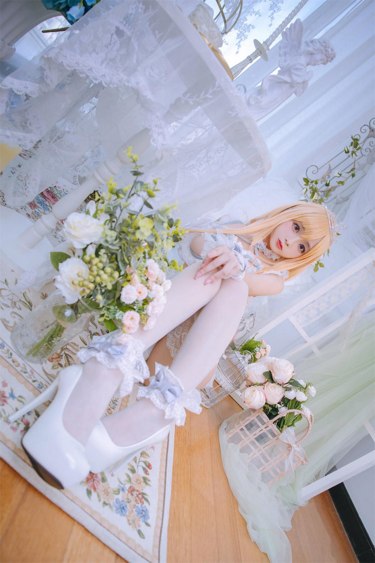 Cosplay Rinaijiao日奈娇 喜多川海梦 花嫁(2)