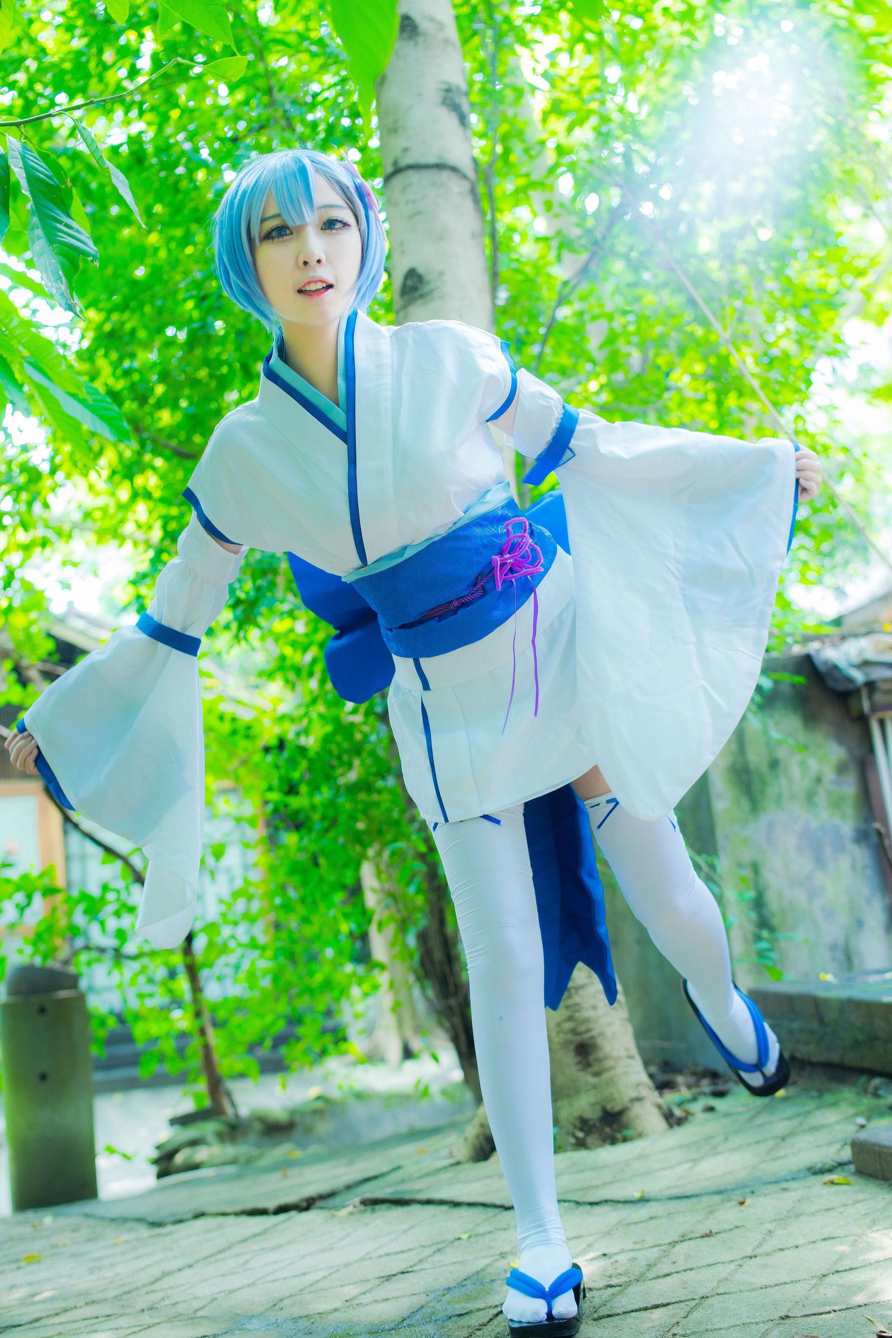 [Cosplay] 二佐Nisa – 蕾姆幼年(7)