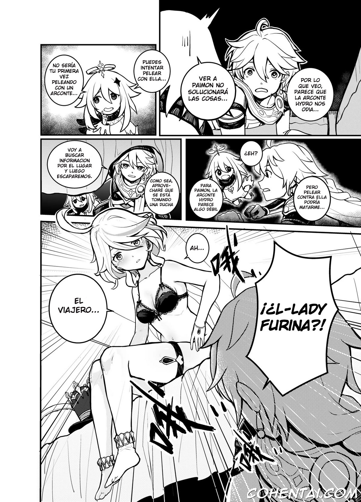 Stupid Furina (Genshin Impact) xxx comics manga porno doujin hentai español sexo 