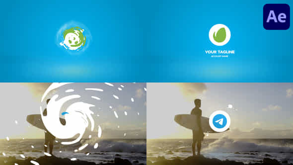 Clean Liquid Logo - VideoHive 47419912