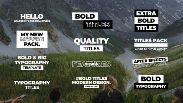 Bold Titles - VideoHive 42265092