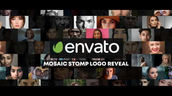 Mosaic Stomp Photo Logo Reveal - VideoHive 27800973