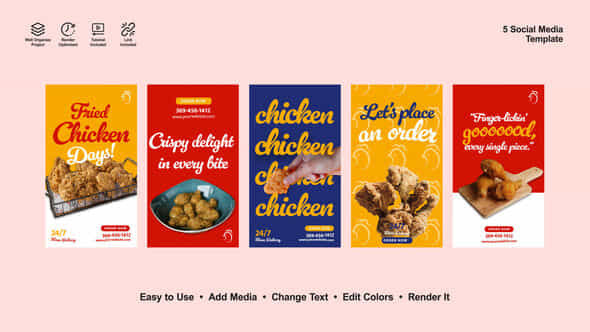 Chicken Instagram Reels - VideoHive 52605033