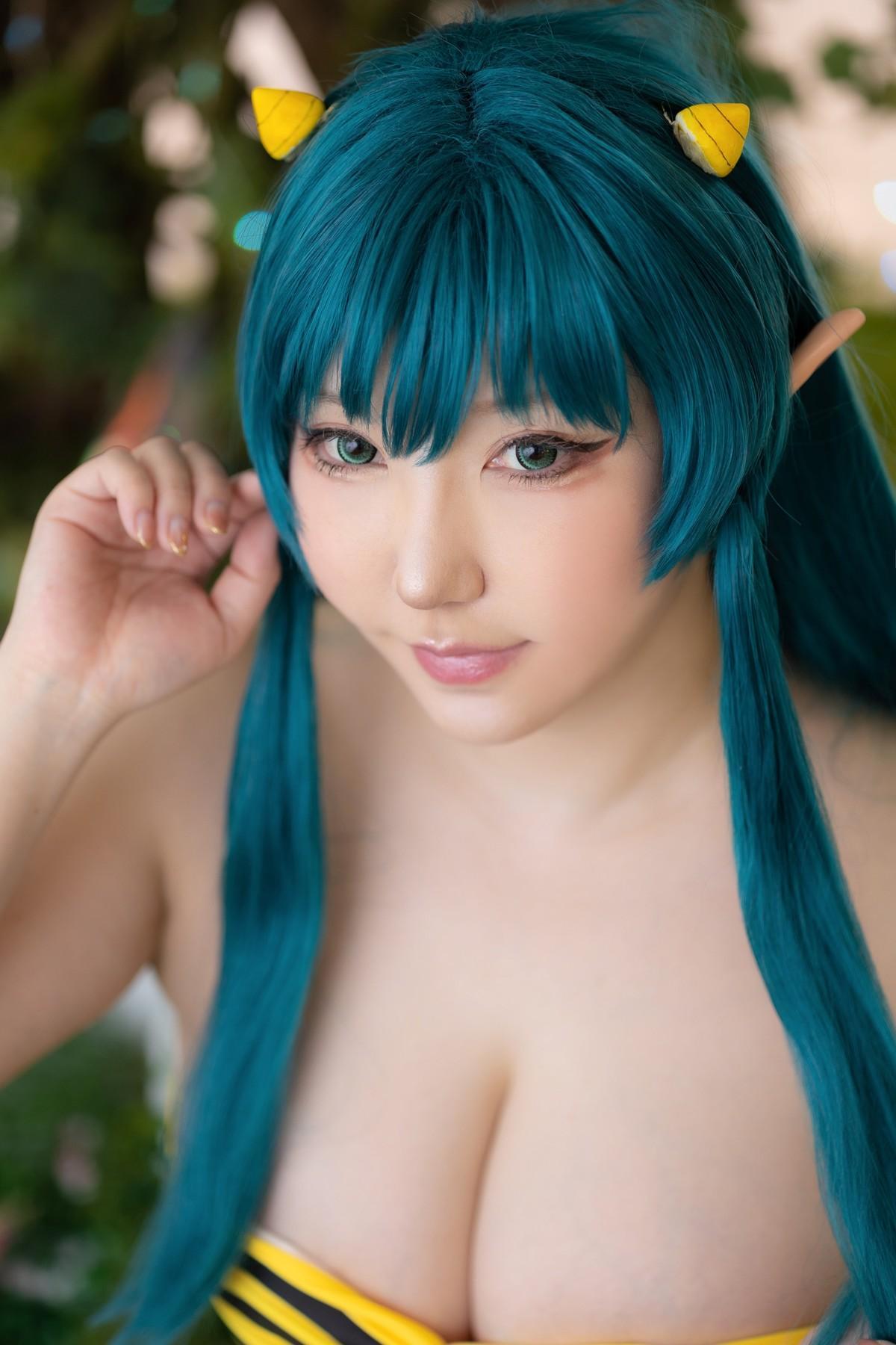 Cosplay SAKUサク Lum ラム うる星やつら Set.03(49)