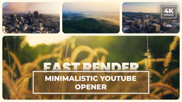 Minimalistic Opener Split Screen Multiscreen Slideshow - VideoHive 49881535