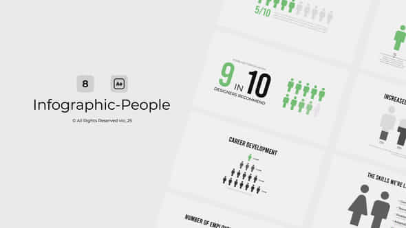 Infographic People Ae - VideoHive 49001646