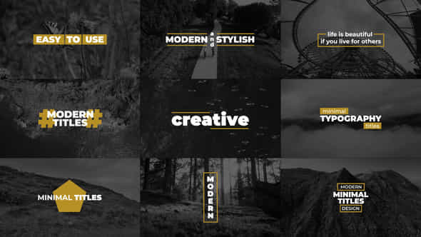 Modern Titles Fcpx Apple Motion - VideoHive 49449452