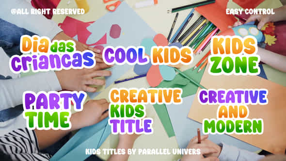Kids Titles Ae - VideoHive 59532047
