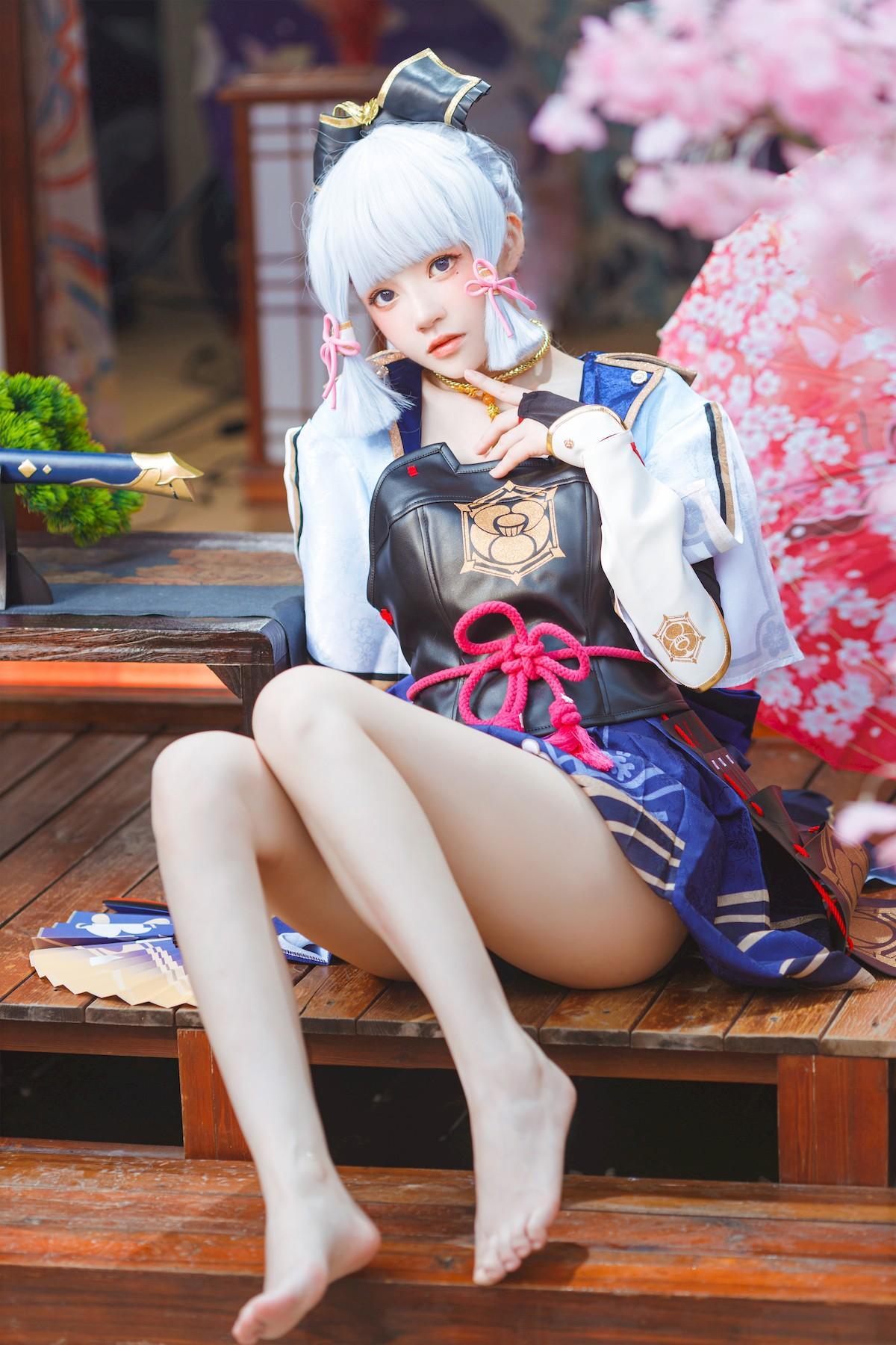 Cosplay 桜桃喵 神里绫华 Ayaka Kamisato(14)