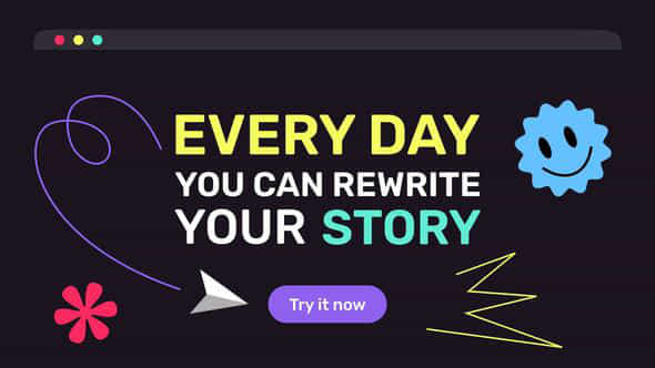 Flat Digital Titles - VideoHive 56372768