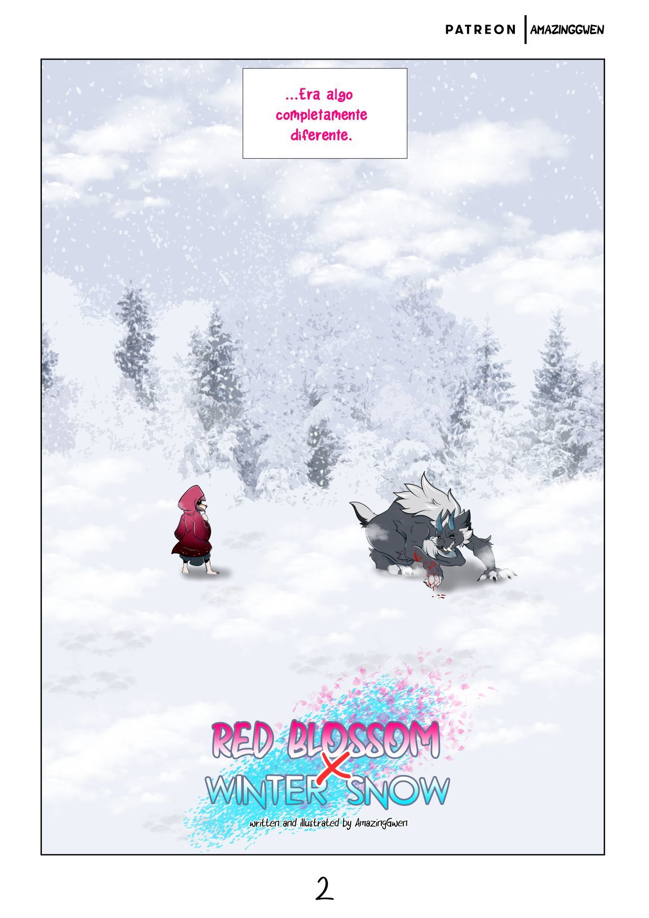 Red Blossom & Winter Snow – Amazinggwen - 2