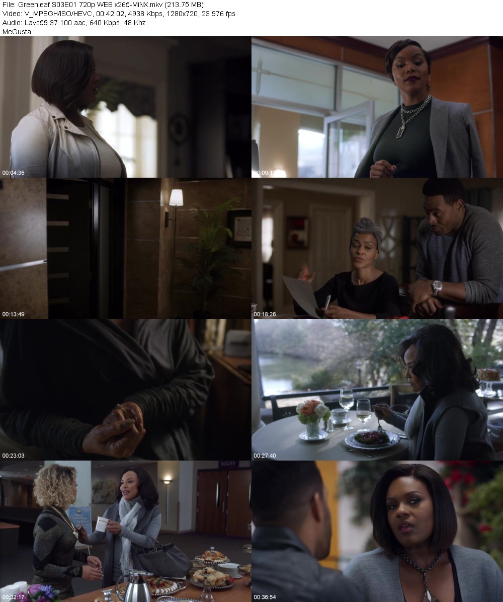 Greenleaf S03E01 720p WEB x265-MiNX