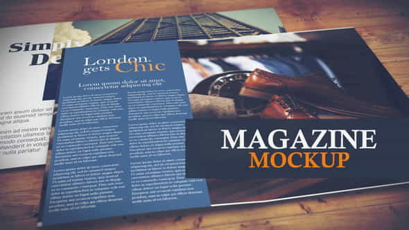 Magazine Mockup - VideoHive 26306134