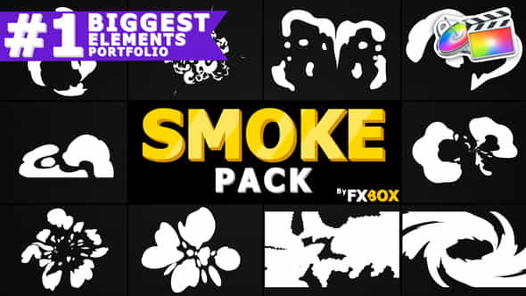 Hand-Drawn Cartoon Smoke | FCPX - VideoHive 25497868