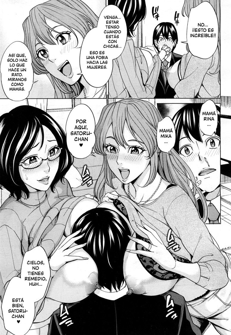 HAREM DE UNA MAMÁ Y SUS AMIGAS (CAPÍTULO 1) | MAMA TOMO HAREM (CH1) - 8