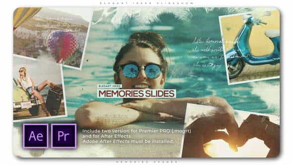 Elegant Inked Memories Slideshow - VideoHive 32175369