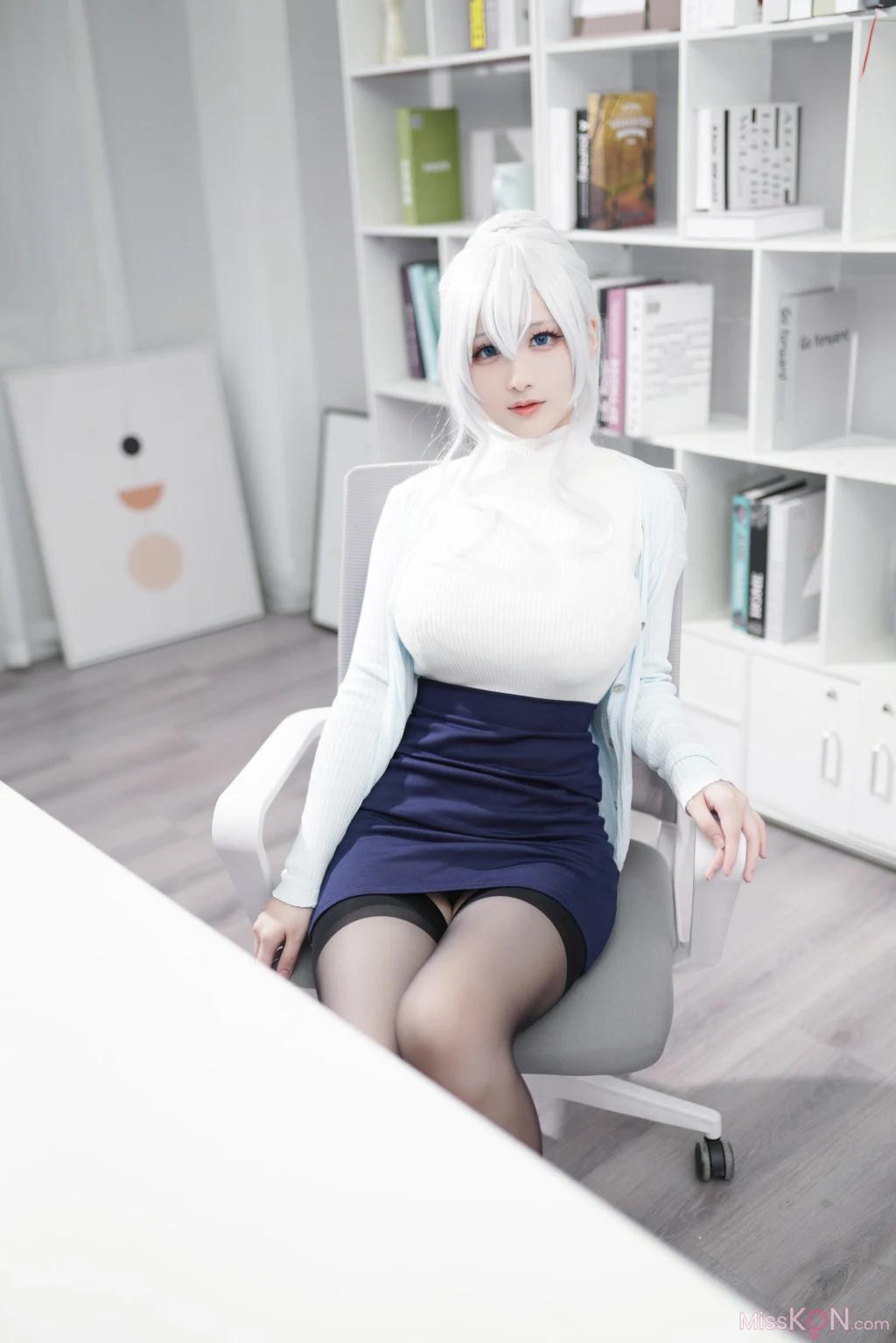 Coser@幼愛Youmeko: 未亡人雪女 (70 photos)(1)
