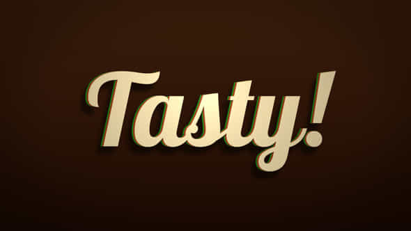 Tasty - Animated - VideoHive 29107107