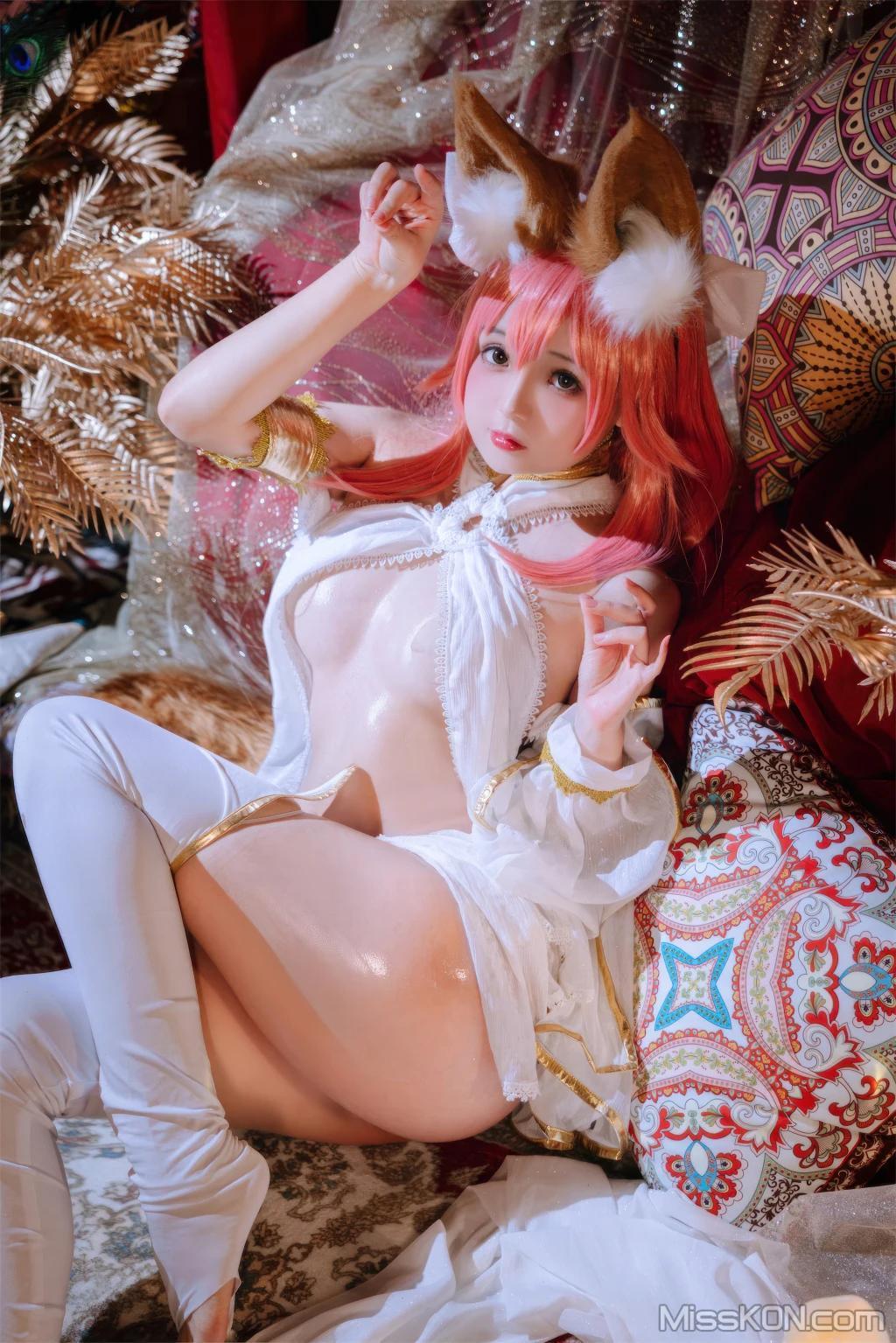 Coser@日奈娇: 玉藻前舞娘 – 涂油 (54 photos)(9)