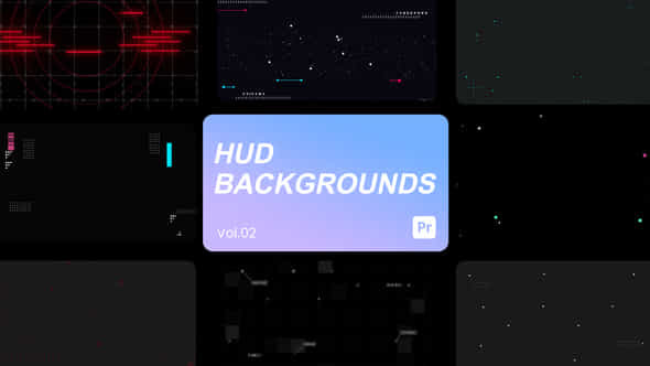HUD Backgrounds 02 - VideoHive 45187613