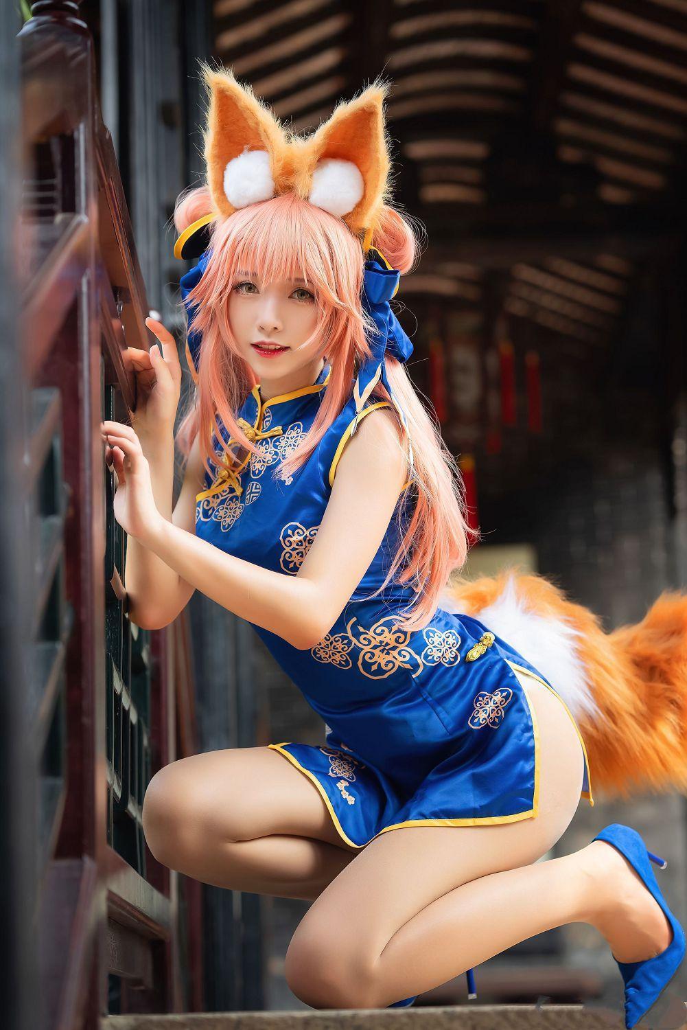 [福利女神cosplay] 大大卷卷小卷 - 玉藻前旗袍(7)