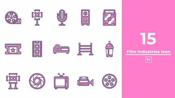Film Industries Icon Premiere Pro - VideoHive 50295887