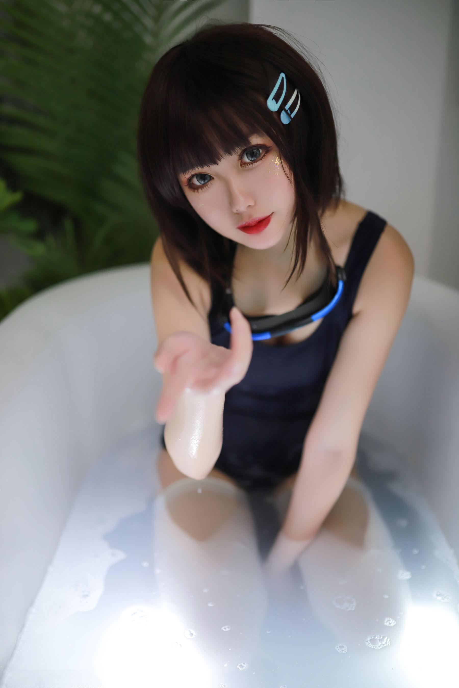 [Cosplay] 您的蛋蛋 – 夏日泳装 浴缸 写真集(35)