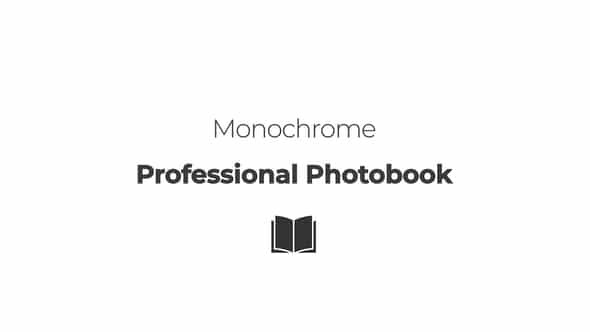 Monochrome. Professional Photobook - VideoHive 30217415