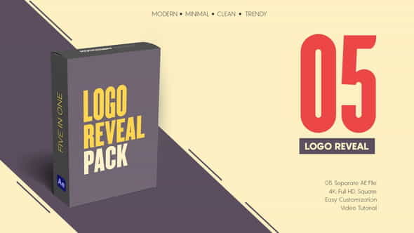 Minimal Logo Reveal Pack | - VideoHive 32861753