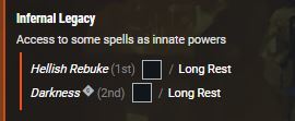 No Thaumaturgy :(
