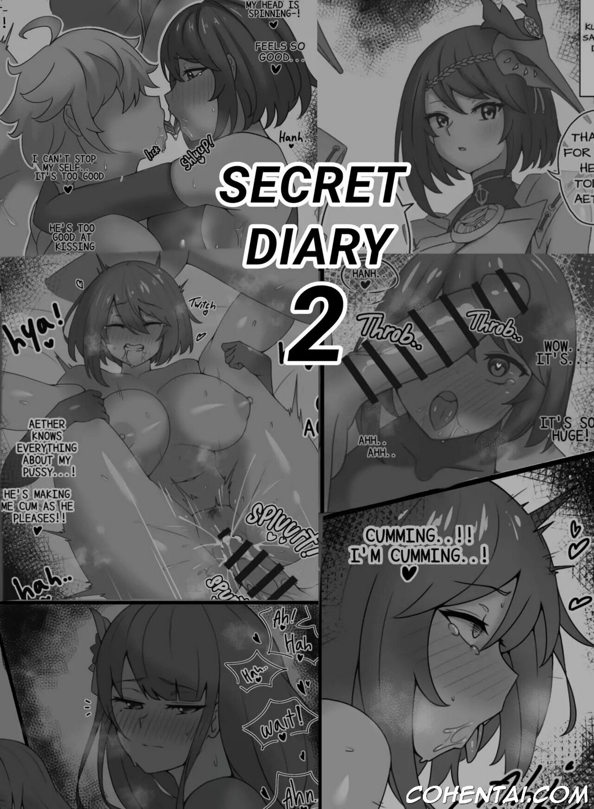 Secret DIARY 2 – Kujou Sara (Genshin Impact) xxx comics manga porno doujin hentai español sexo 