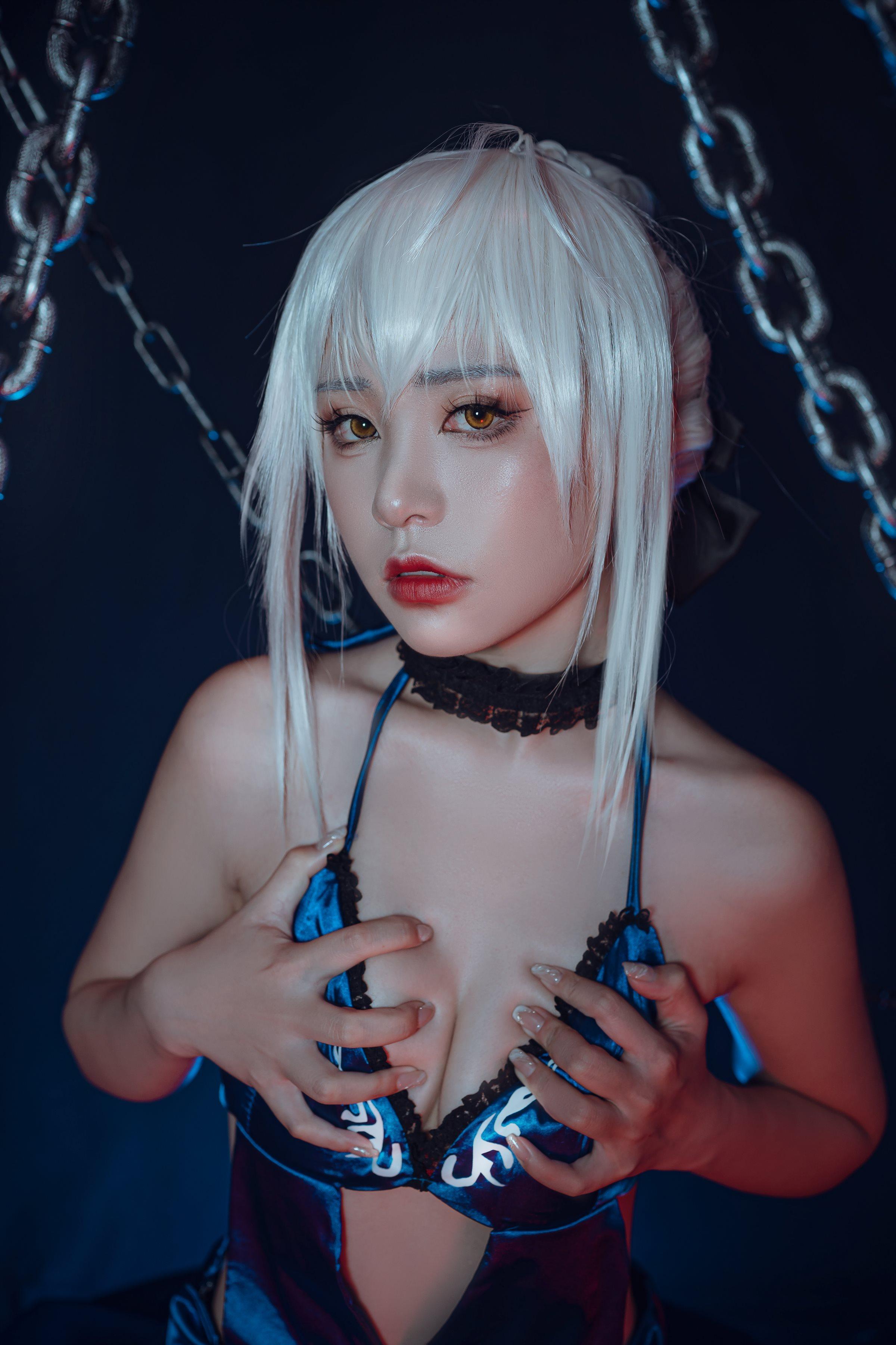 爆机少女喵小吉 Nekokoyoshi - 七月 Fate stay night 黑呆 - Saber Alter(36)