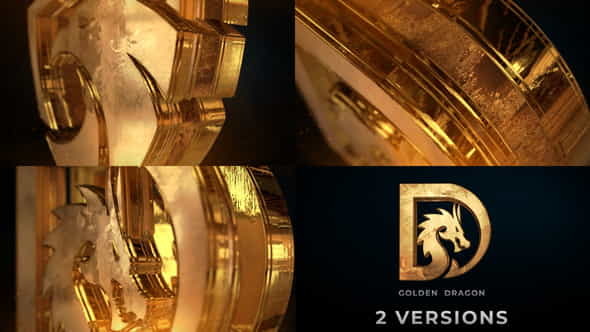 Gold Logo Reveal - VideoHive 33121350