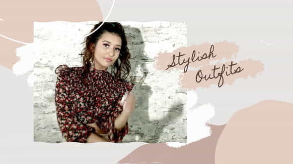Fashion Slideshow In Brush Stroke - VideoHive 33320311